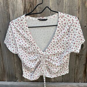 SHEIN crop top short sleeve size xl